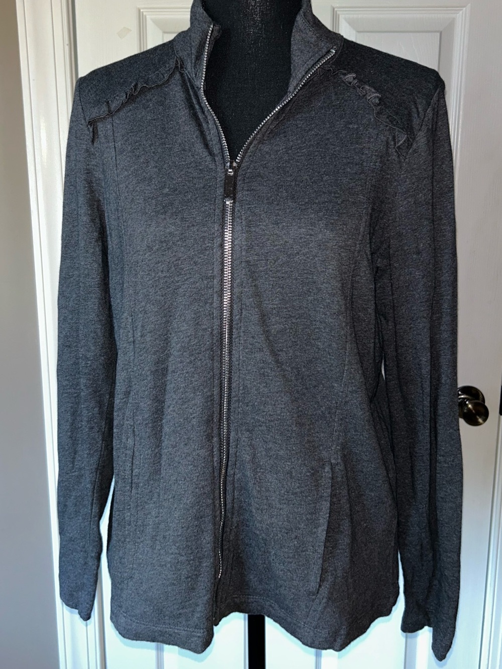 Chico Weekends gray zip jacket - Picture 7 of 11
